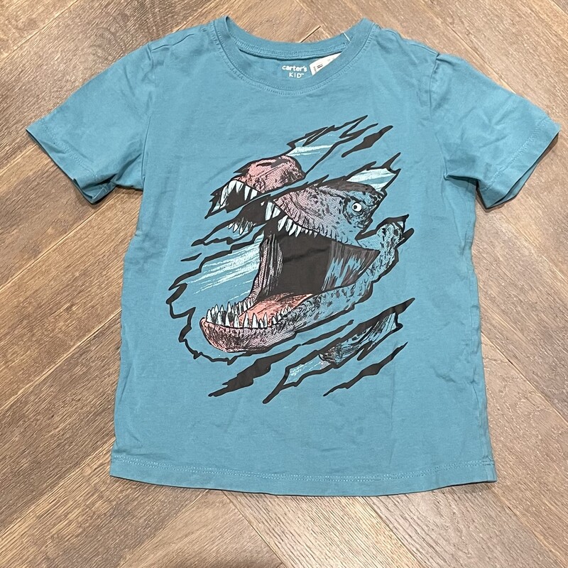 Carters Tee, Blue, Size: 6Y