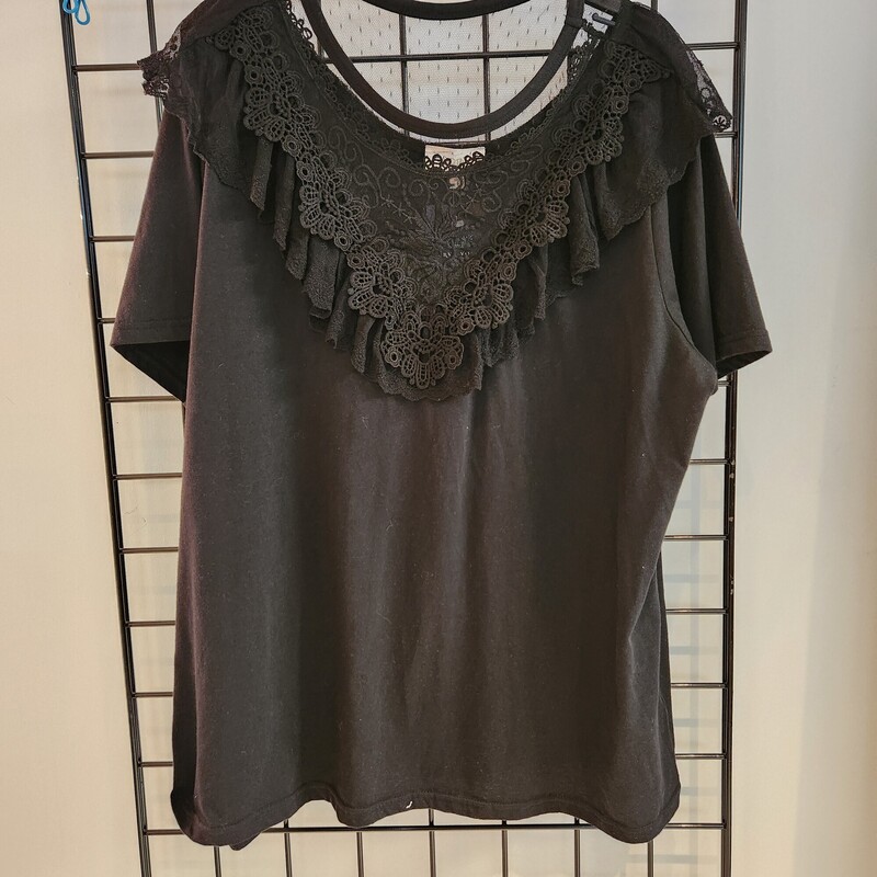 Oddi Top, Black, Size: 3X