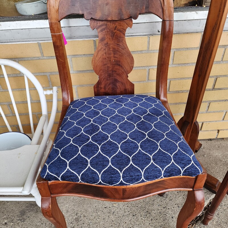 Carved Upholstered, Wood/Blue, Size: Chair
5 Different Styles Available