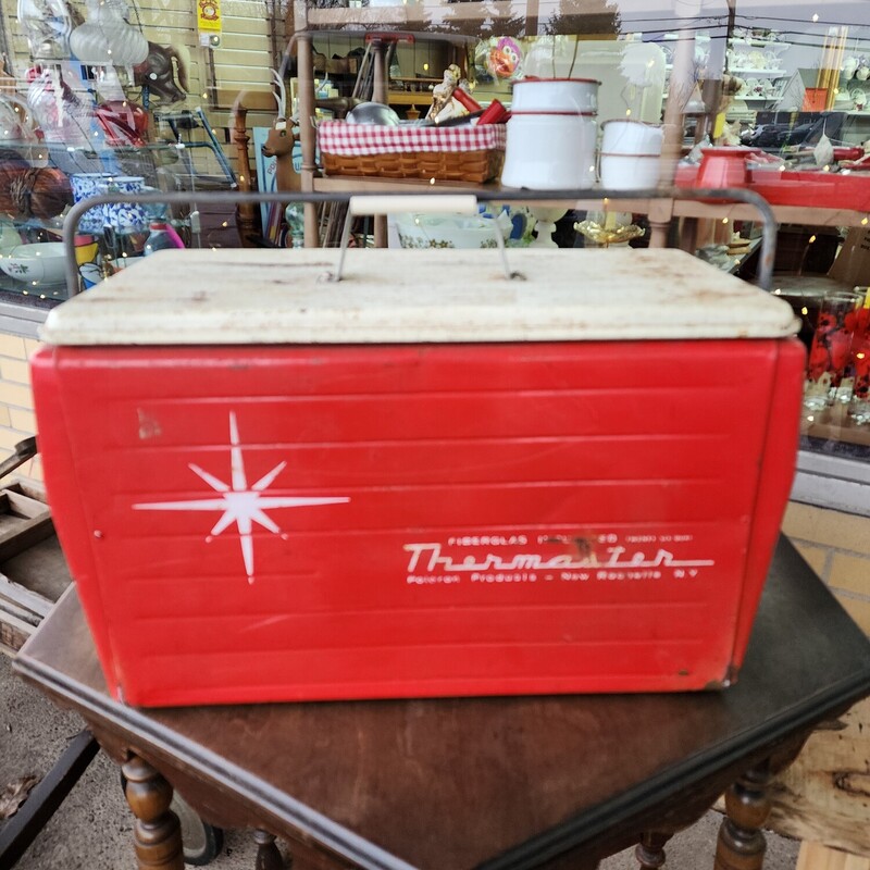 Vtg Thermaster Cooler, Red, Size: 19 X 10