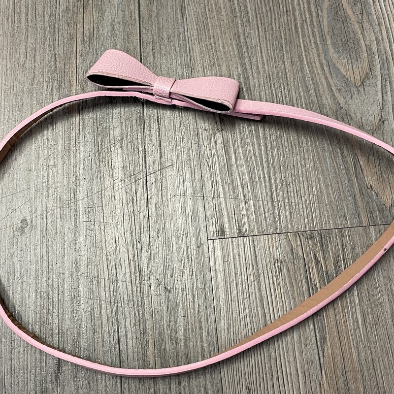 Bow Belt, Pink, Size: 28inch length