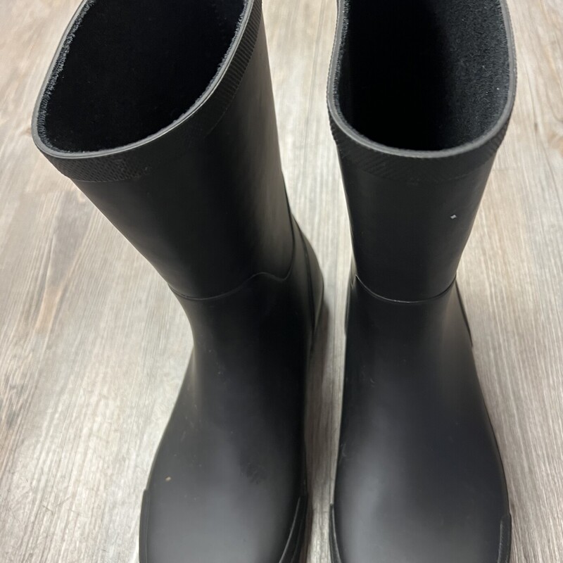 HH Rain Boots, Black, Size: 8Y Men's