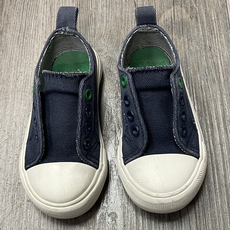 Joe Fresh Denim Shoes, Navy, Size: 6T