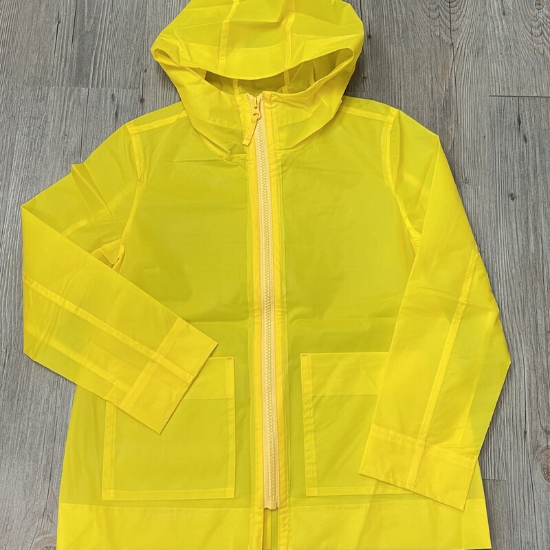 Crewcuts Rain Jacket, Yellow, Size: 8Y