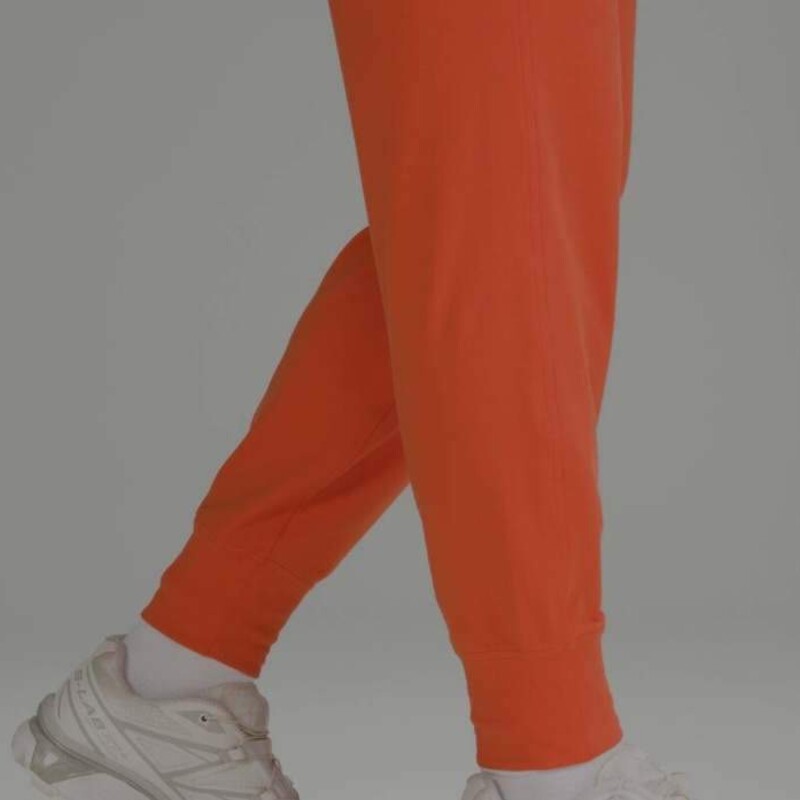 Lululemon Ready To Rulu High-Rise Jogger, Worth $108, Rulu Fabric has a Four-way Stretch, is Sweat-wicking, Buttery-soft Handfeel, Naturally Breathable, Secure Front Pockets and a Drawcord to Wear on either the Outside or Switch to the Inside. In Excellent Pre-loved Condition! Colour: Warm Coral, Size: 6