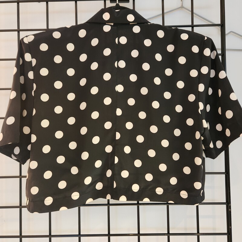 Vintage Bolero Cover, Polkadot, Size: S