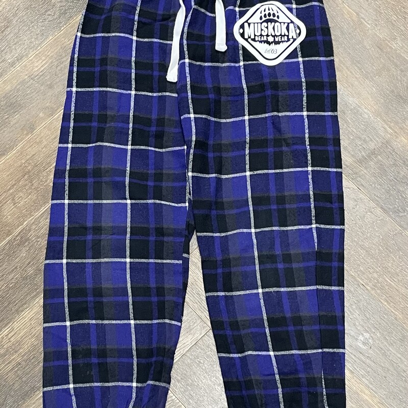 Muskoka Bear Comfy Pants, Purple, Size: 6-8Y