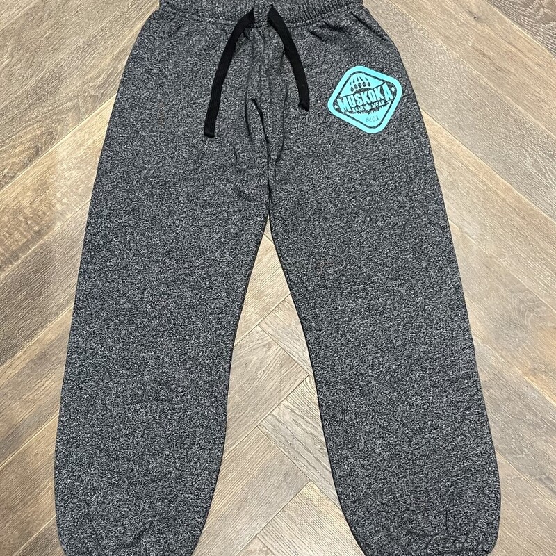 Muskoka Bear Sweatpants, Grey, Size: 8-10Y