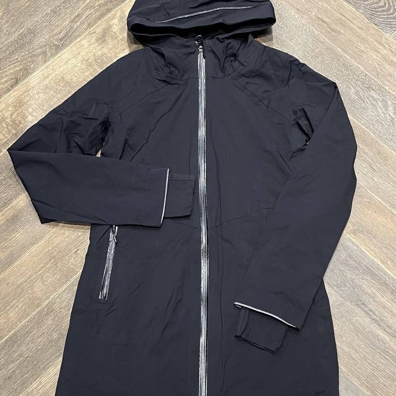 Ivviva Lined Rain Coat, Black, Size: 10Y
