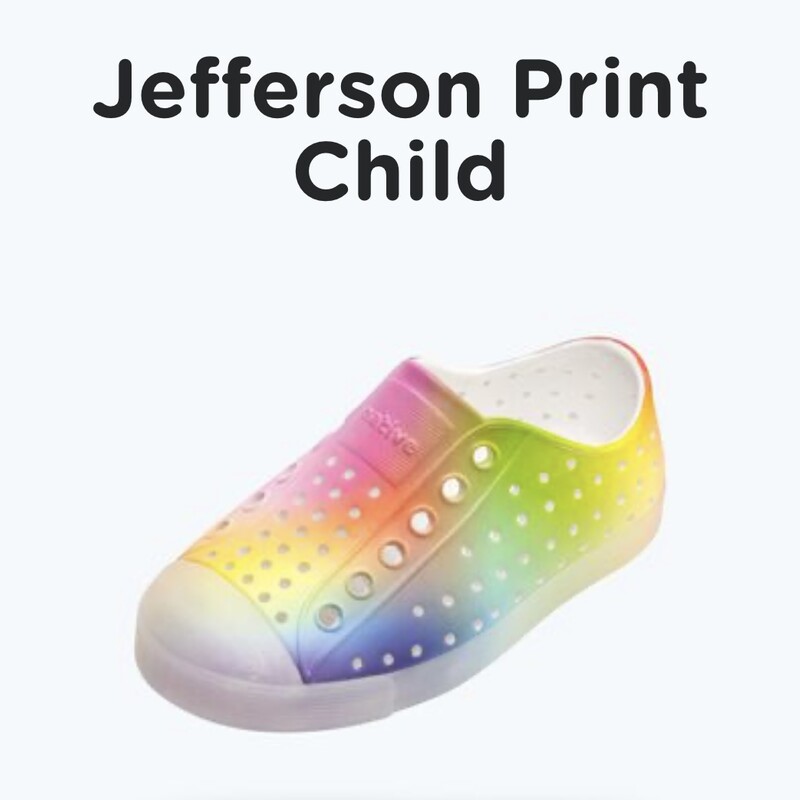 Native Jefferson Child, Rainbow Blur, Size: C5
