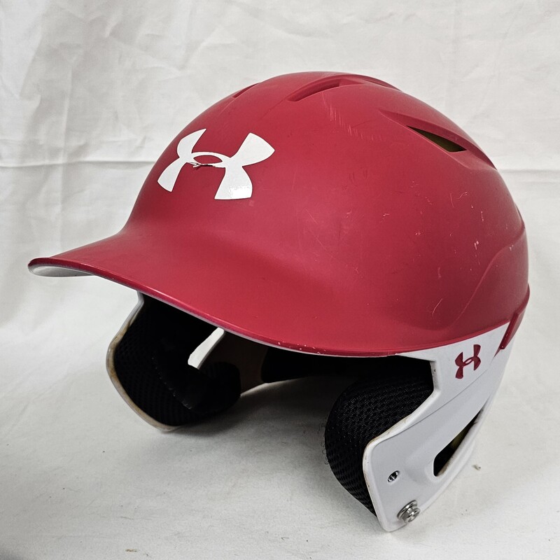 Pre-owned Under Armour Charged Batting Helmet, Size: 6.5-7.5