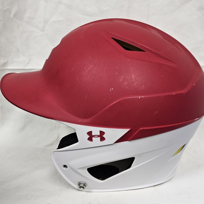Pre-owned Under Armour Charged Batting Helmet, Size: 6.5-7.5