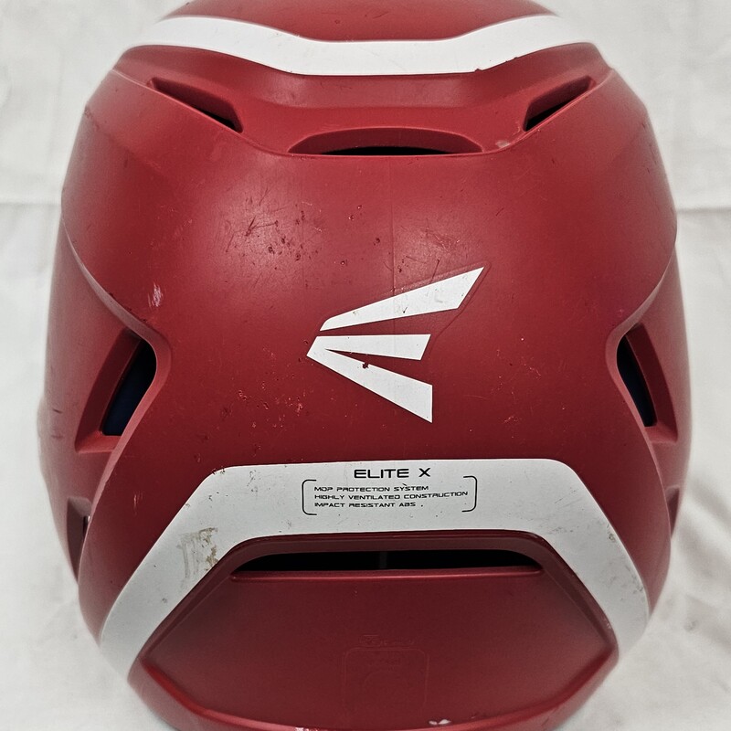 Pre-owned Easton Elite X Batting Helmet, Red, Size: Jr