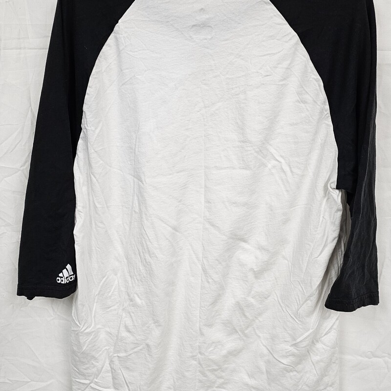 Pre-owned Adidas Softball 2 Tone Shirt, Size: L