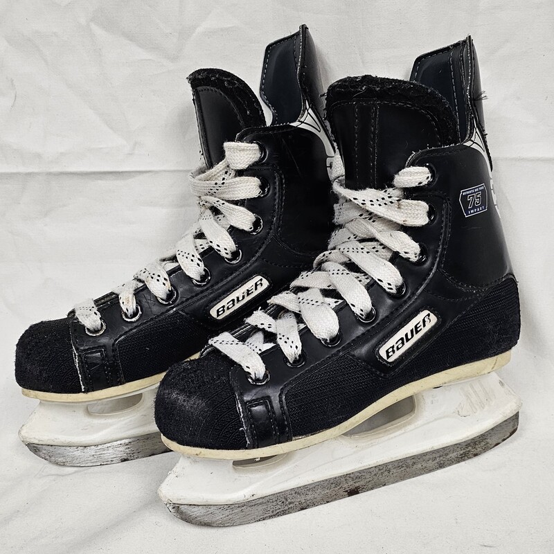Pre-owned Bauer Impact 75 Youth Hockey Skates, Size: Y12