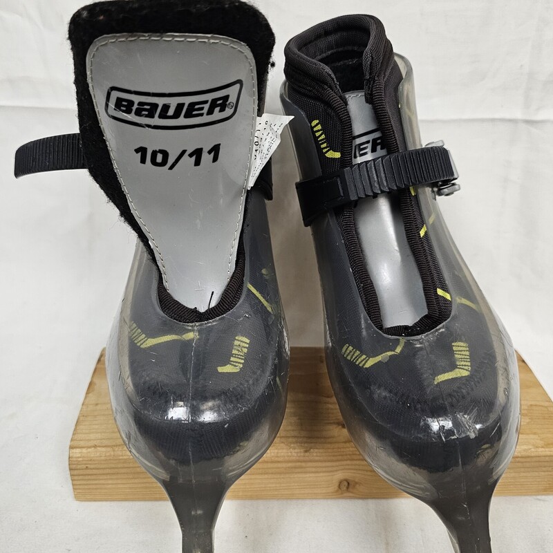 Pre-owned Bauer Lil Sport Youth Skates, Size: Y10/Y11