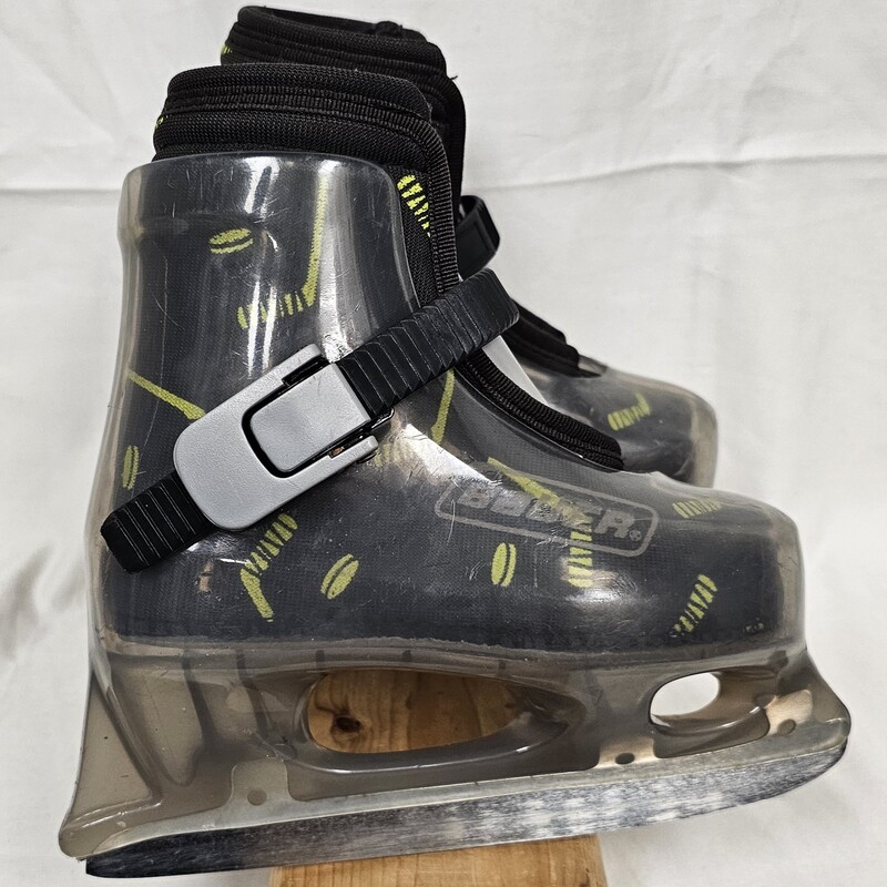 Pre-owned Bauer Lil Sport Youth Skates, Size: Y10/Y11