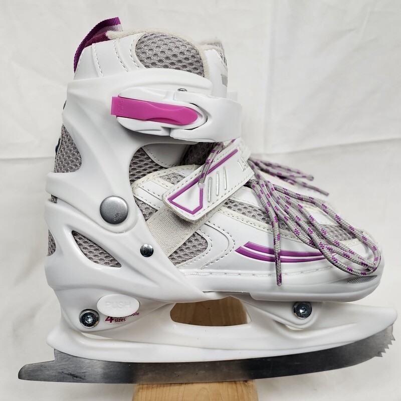 Like New! Lake Placid Summit Adjustable Figure Skates, Size: Y10-Y13.  MSRP $50