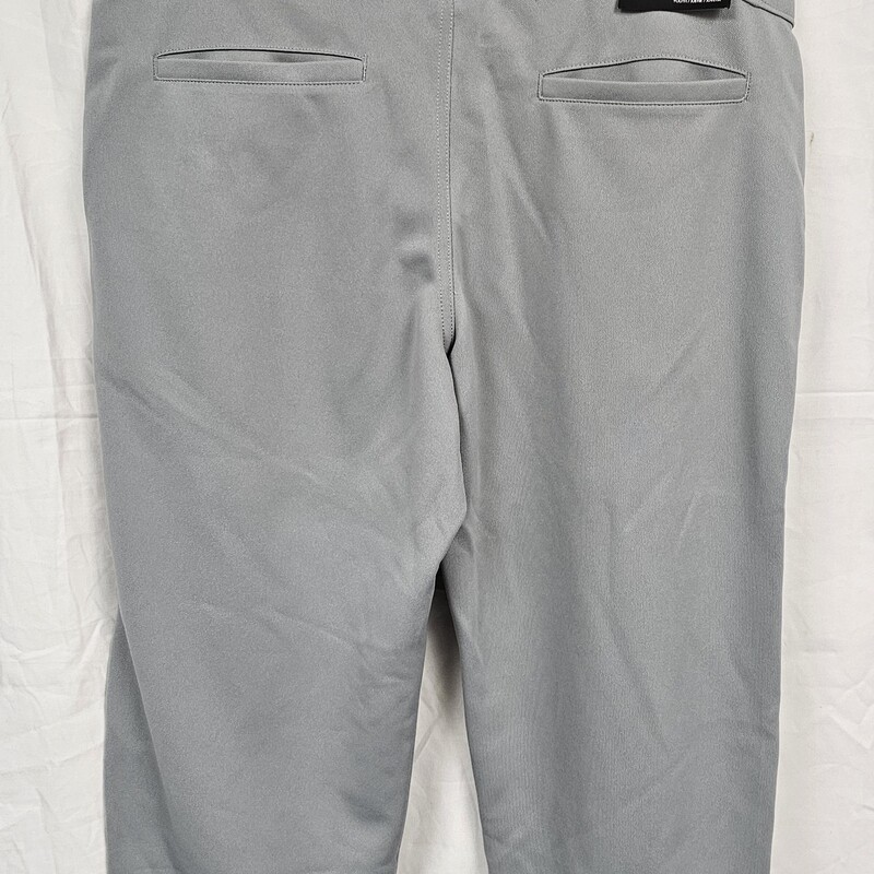 NEW Under Armour Tapered Fit Baseball Knicker Pants, Gray, Size: Yth XL