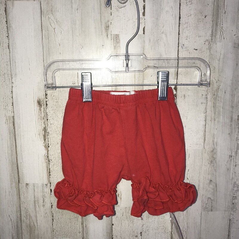 12/18M Red Ruffle Shorts