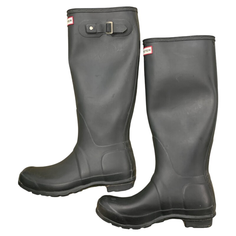 Hunter Tall Boots, Black, Size: 8