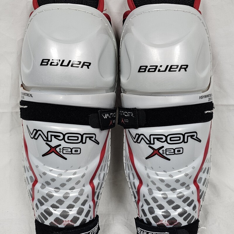 Like New Bauer Vapor X:20 Hockey Shin Guards, Size: 10in
