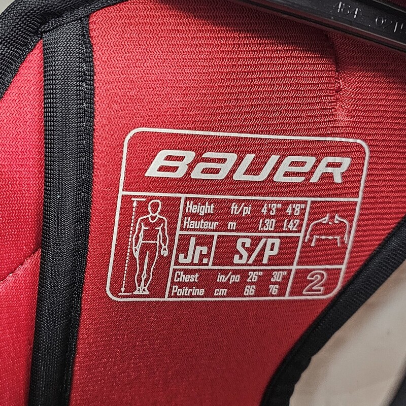 Like New Bauer Vapor X:20 Hockey Shoulder Pads, Size: Jr S