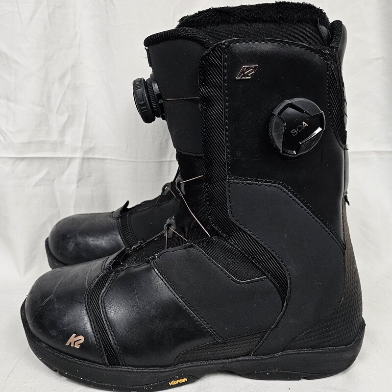 K2 Contour BOA Women's Snowboard Boots, Size: 9. Pre-owned in great shape! MSRP $299.99