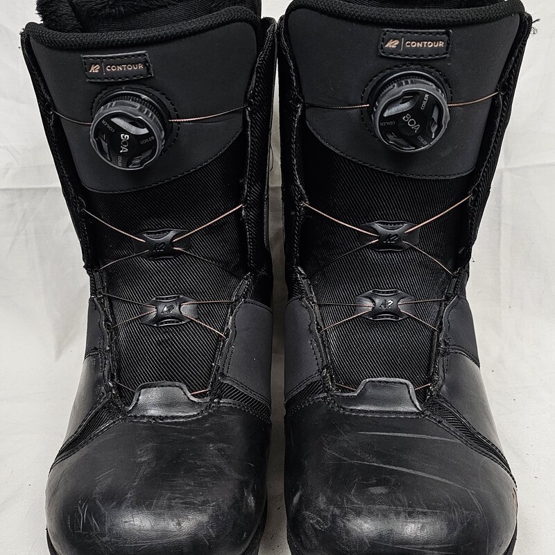 K2 Contour BOA Women's Snowboard Boots, Size: 9. Pre-owned in great shape! MSRP $299.99
