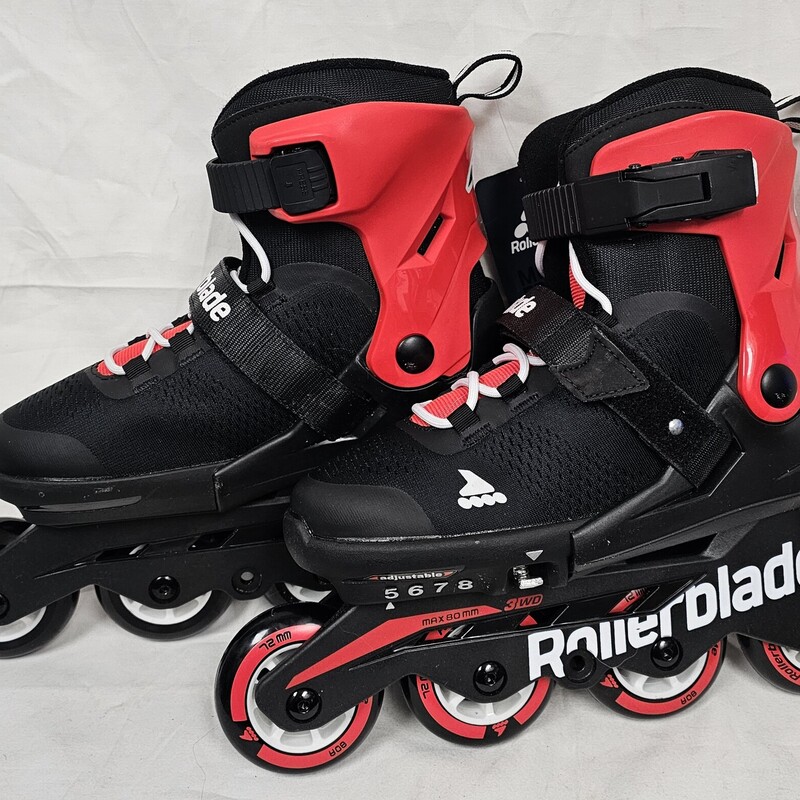 NEW Rollerblade Microblade Adjustable Inline Skates, Size: 5-8. MSRP $119