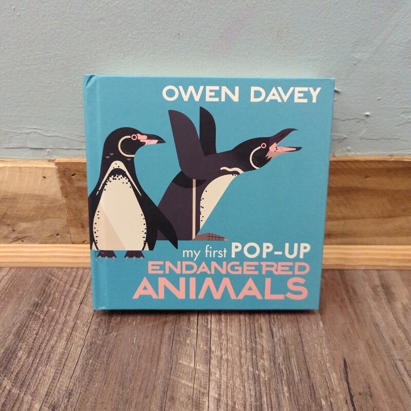 Pop-up Endangered Animals, Teal, Size: Book