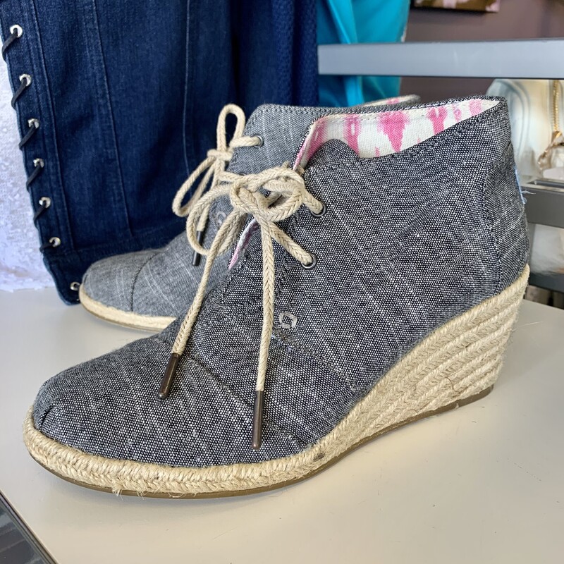 Toms Wedge Lace Up
