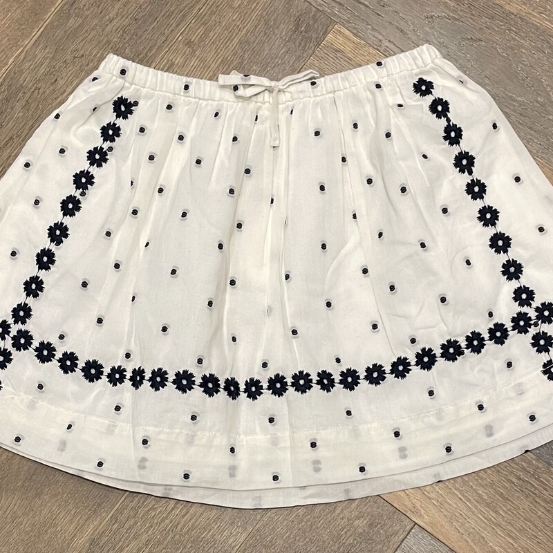 Crewcuts Skirt, White, Size: 4-5Y