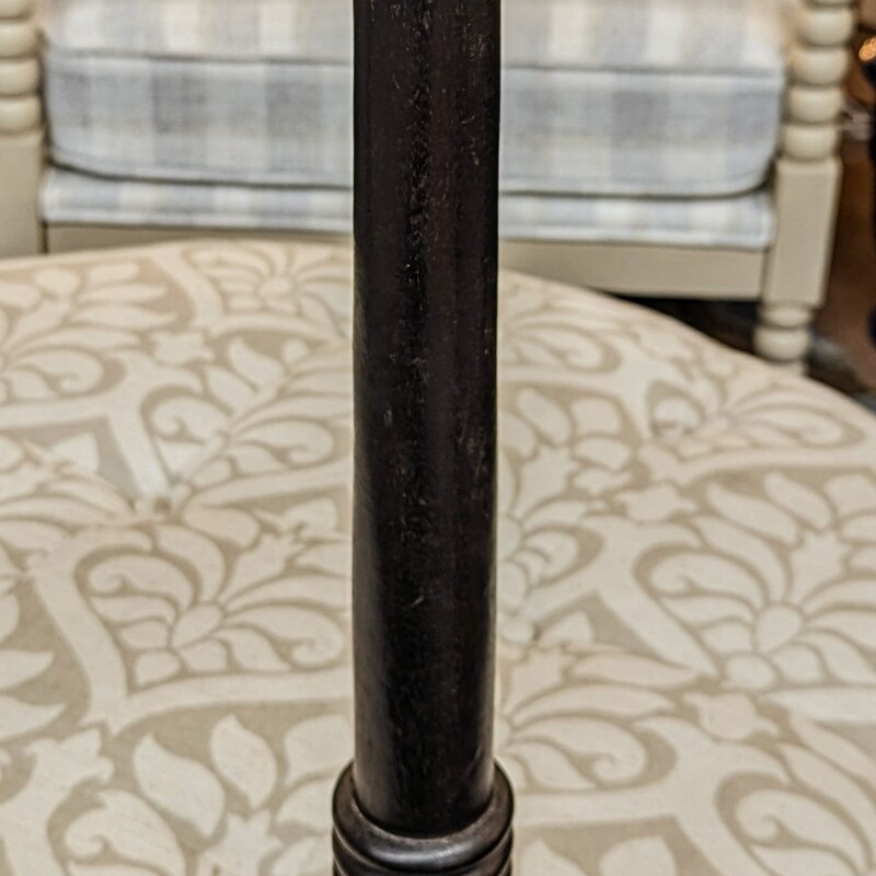 Global Views Ribbed Wood Candleholder
Black Gold Size: 7 x 24H
