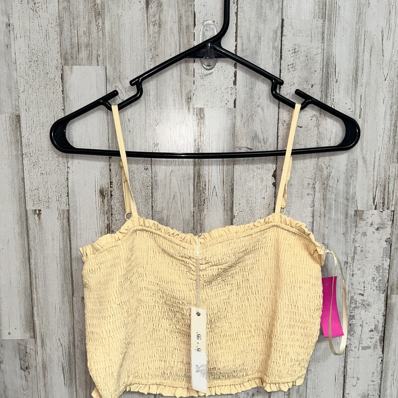 NEW S Yellow Smock Crop T