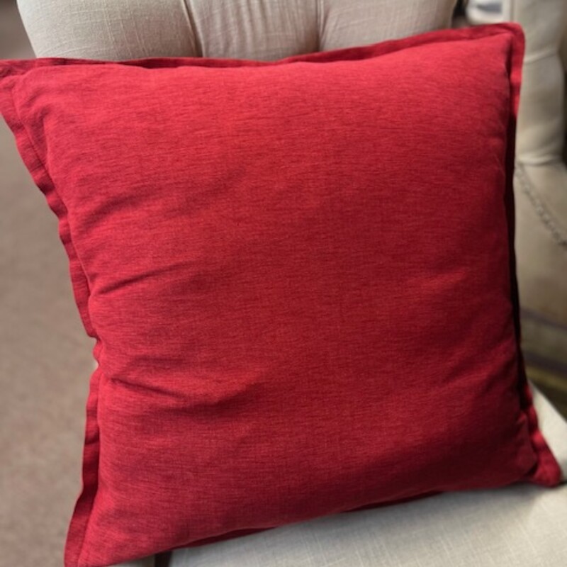 Crate & Barrel Fabric Down Pillow
Red Size: 22 x 22H