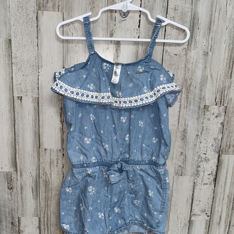 4/5 Chambray Floral Rompe