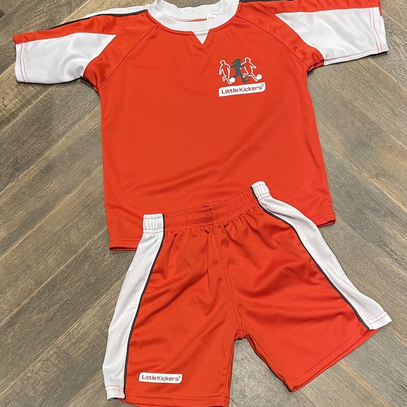 Little Kickers Jersey 2pc, Red, Size: 4-6Y Approximately