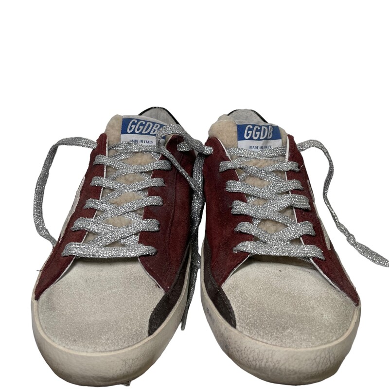 Golden Goose Maroon, None, Size: Size 39