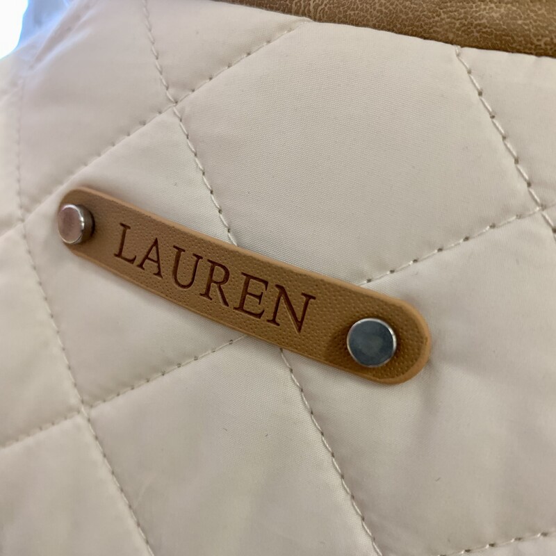 Lauren RL Diamond Quilted,<br />
Colour: Cream,<br />
Size: XLarge