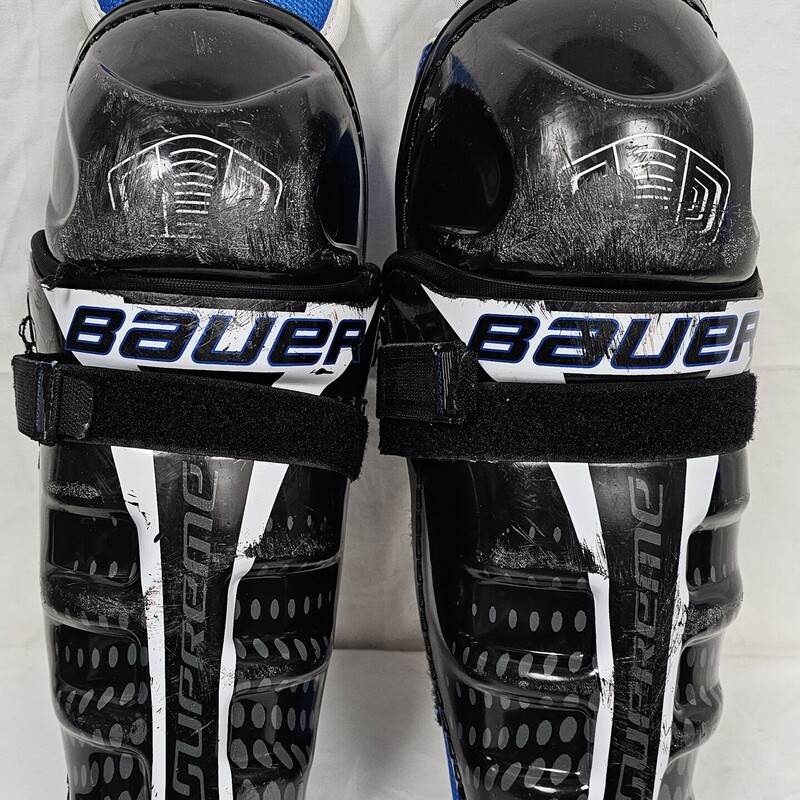 Pre-owned Bauer Supreme Elite Hockey Shin Guards, Size: 10in