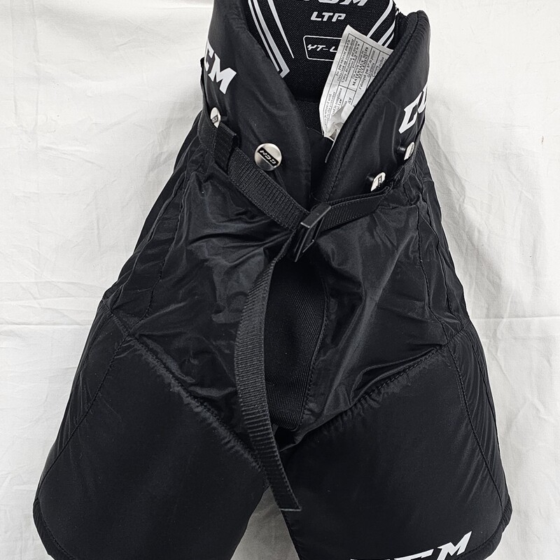 Pre-owned CCM LTP Learn To Play Black Hockey Pants, Size: Youth Large