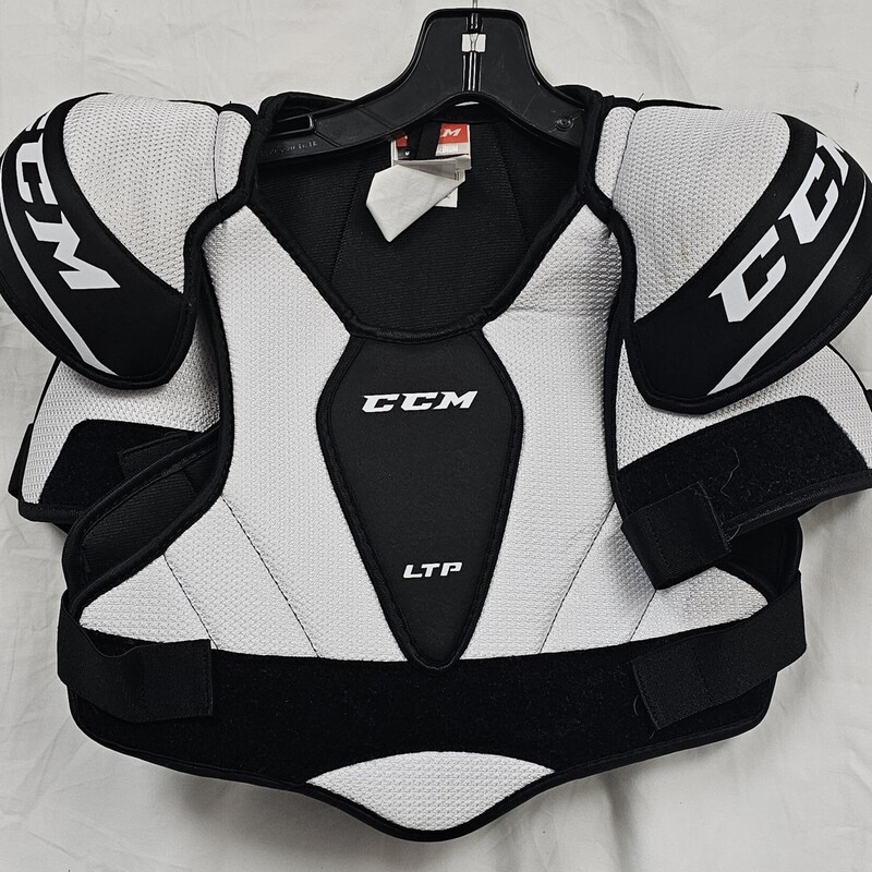 Pre-owned CCM LTP Learn To Play Hockey Shoulder Pads, Size: Junior Medium. MSRP $59.99