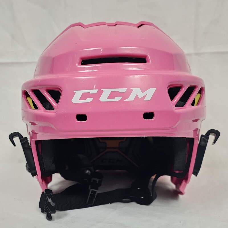 Pre-owned CCM FitLite 3DS Hockey Helmet Only, Pink, Size: Youth.  Certified through July 2024