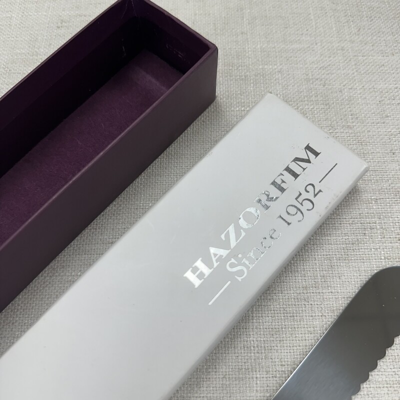 Hazorfim Challah Sterling Silver Knife, New in Box and never used!