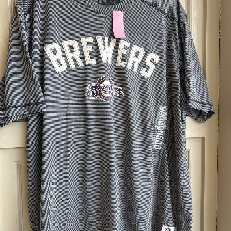 Nwt Brewers Stripe Tshirt, Blu/wht, Size: Xl
New with tags
all sales final
shipping available
free in store pick up within 7 days of purchse