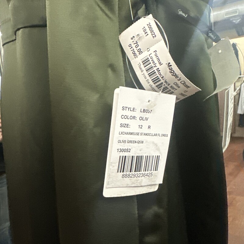 Lovely MockNeck NWT, Olive, Size: 12<br />
Original Nordstrom Price $231.00<br />
Our Price $170.00<br />
<br />
All Sales Are Final No Returns<br />
Shippping is Available<br />
or<br />
Pick Up In Store Within 7 Days of Purchase