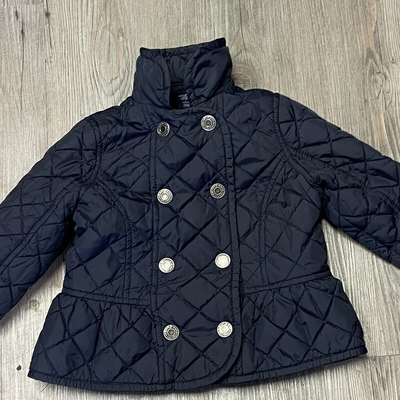Gap Quilted Jacket, Navy, Size: 2Y