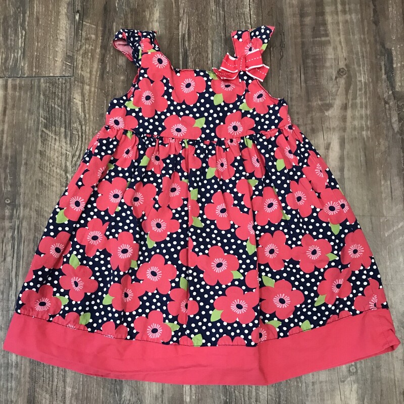 Gymboree Floral Dot, Navy, Size: Baby 18-24