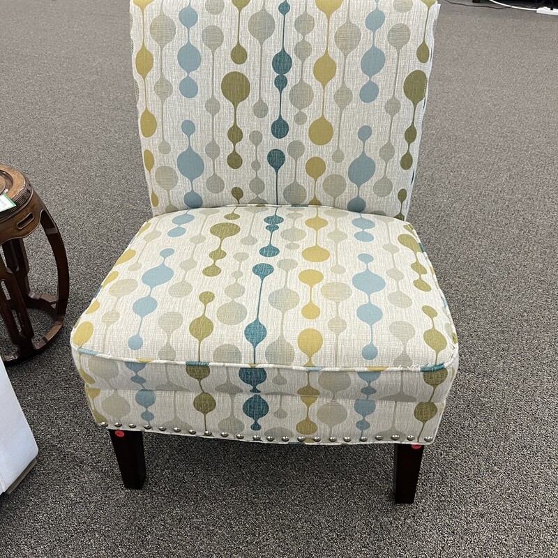 White Chair With Dots